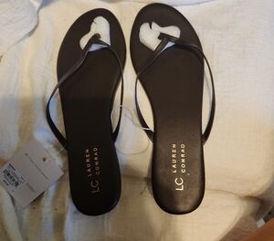 LC Lauren Conrad Dark Brown Sandals